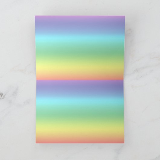 De regenboog nam toe kaart (Binnen)