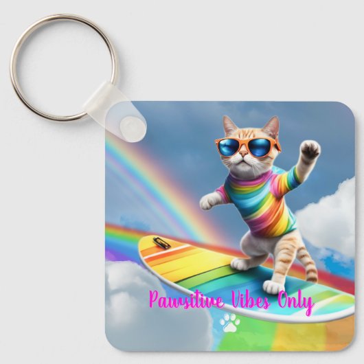 De Regenboog Ruiter Sleutelhanger (Voorkant)