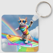 De Regenboog Ruiter Sleutelhanger (Achterkant)