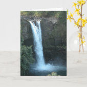 De regenboog valt 2 kaart (Gele Bloem)