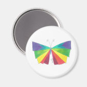De Regenboog van Butteryfly Magneet (Voorkant / Achterkant)
