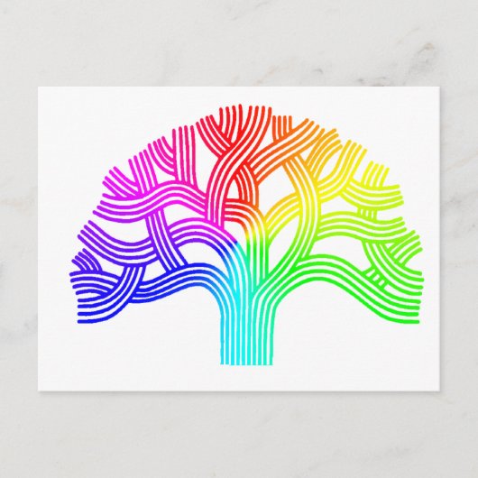 De Regenboog van de Boom van Oakland Briefkaart (Voorkant)
