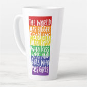 De regenboog van de Gay Pride heeft grotere proble Latte Mok (Linkerhoek)