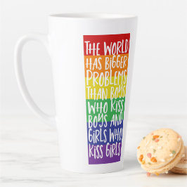 De regenboog van de Gay Pride heeft grotere proble Latte Mok