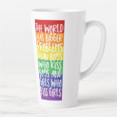 De regenboog van de Gay Pride heeft grotere proble Latte Mok (Rechts)