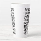 De regenboog van de Gay Pride heeft grotere proble Latte Mok (Voorkant)