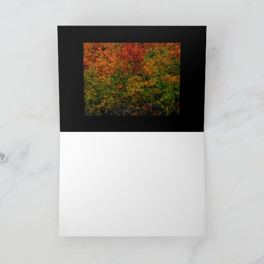 De Regenboog van de herfst Kaart (Binnen)