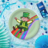 DE REGENBOOG VAN DE Kabouter  Papieren Bordje (Feest)