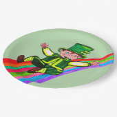DE REGENBOOG VAN DE Kabouter  Papieren Bordje (Gekanteld)