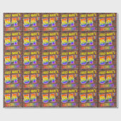 De Regenboog van Graffiti kijkt 54TH VERJAARDAG! & Cadeaupapier (Vlak)