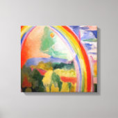 De regenboog van Robert Delaunay Canvas Afdruk (Voorkant)