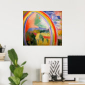 De regenboog van Robert Delaunay Poster (Thuiskantoor)