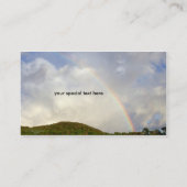De regenboog. visitekaartje (Achterkant)