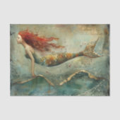 DE REGENBOOG ZEEMEERMIN SCHILDERIJ DECOUPAGE TISSUEPAPIER (Voorkant)