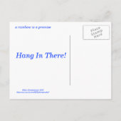 DE REGENBOOGBELOFTE / STORMEN EINDIGEN (FOTO) BRIEFKAART (Achterkant)