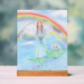 De regenboogbrug acryl bord (Neutraal)