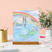 De regenboogbrug acryl bord (Huwelijk)