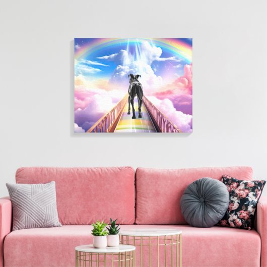 "De Regenboogbrug" Canvas Afdruk (Insitu (Woonkamer))