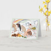 De regenboogbrug kaart (Gele Bloem)