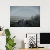 De regenboogbrug poster (Thuiskantoor)