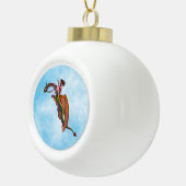 De regenboogdraak uitrusten keramische bal ornament (Rechts)