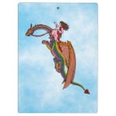 De regenboogdraak uitrusten klembord (Achterkant)