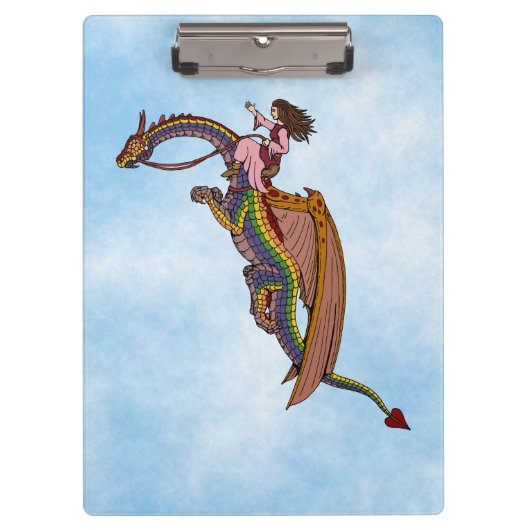 De regenboogdraak uitrusten klembord (Voorkant)