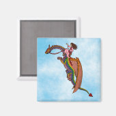 De regenboogdraak uitrusten magneet (Voorkant / Achterkant)