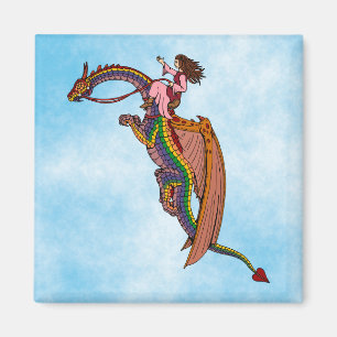 De regenboogdraak uitrusten magneet