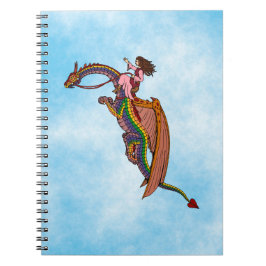 De regenboogdraak uitrusten notitieboek