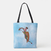 De regenboogdraak uitrusten tote bag (Achterkant)