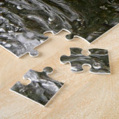 De regenboogforel neemt het witte worm Vist Legpuzzel (Zijkant)