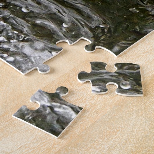 De regenboogforel neemt het witte worm Vist Legpuzzel (Zijkant)