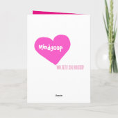 De regenboogkaart van gelukwensen kaart (Achterkant)