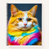 De regenboogkat notitieboek (Voorkant)