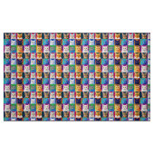 De regenboogkatten stof (Fat Quarter)