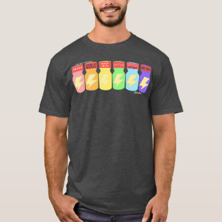 De regenboogkoppen van de Moderne T-shirt