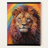 De regenboogleeuw planner (Achterkant)
