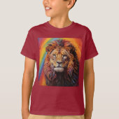 De regenboogleeuw t-shirt (Voorkant)