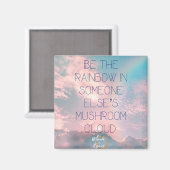 De regenboogmagneet van iemand zijn magneet (Voorkant / Achterkant)