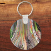 De regenboogproducten met eucalyptusbomen sleutelhanger (Voorkant)