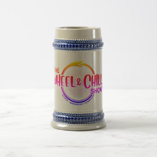 De regenboogstegel van het Show Wheel & Chill Bierpul