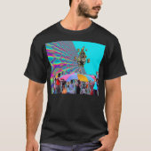 De regenboogtrampoline T-Shirt (Voorkant)
