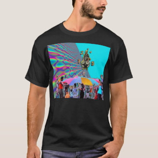 De regenboogtrampoline T-Shirt