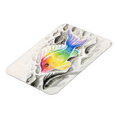 De regenboogvis puzzel magneet (Linkerzijde)
