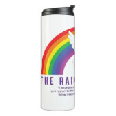 De Regenboogwaarheidsgenesis 9:13 Thermische getum Thermosbeker (Gedraaid links)