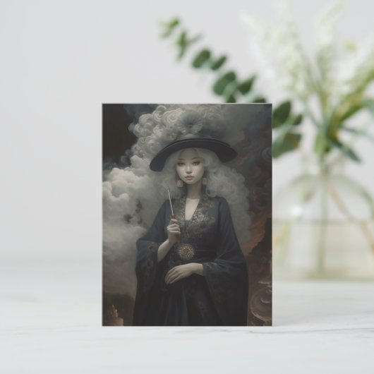 De Regenheks Briefkaart (Staand voorkant)