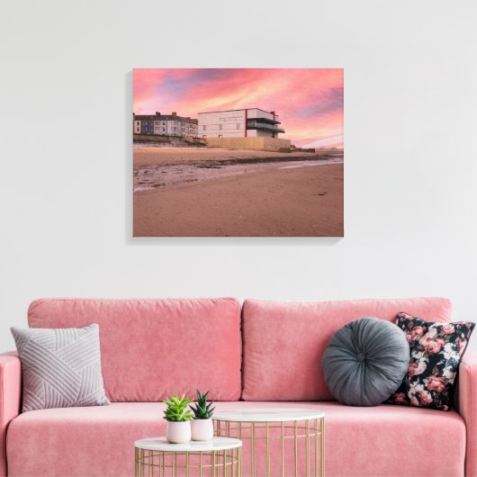 De Regent Cinema, Redcar Canvas Afdruk (Insitu (Woonkamer))