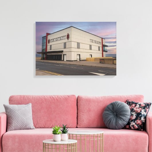 De Regent Cinema, Redcar Canvas Afdruk (Insitu (Woonkamer))
