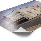 De Regent Cinema, Redcar Foto Afdruk (Hoek)